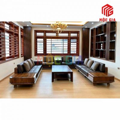 BỘ SOFA GỖ ÓC CHÓ GX-SOC 047-1