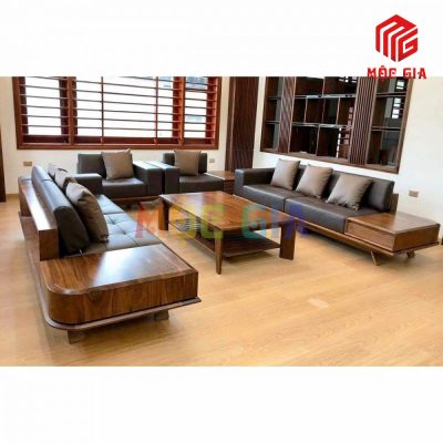 BỘ SOFA GỖ ÓC CHÓ GX-SOC 047
