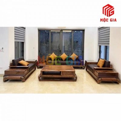 BỘ SOFA GỖ ÓC CHÓ GX-SOC 049