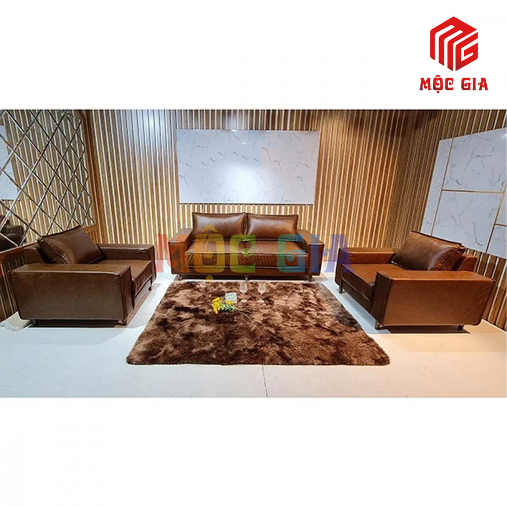BỘ SOFA VĂNG DA GX-SFV014