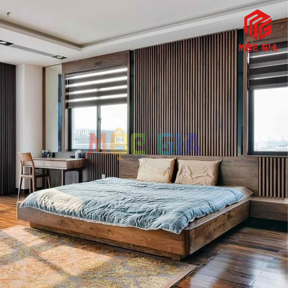 GIƯỜNG NGỦ GỖ ÓC CHÓ CAO CẤP GX-GOC009