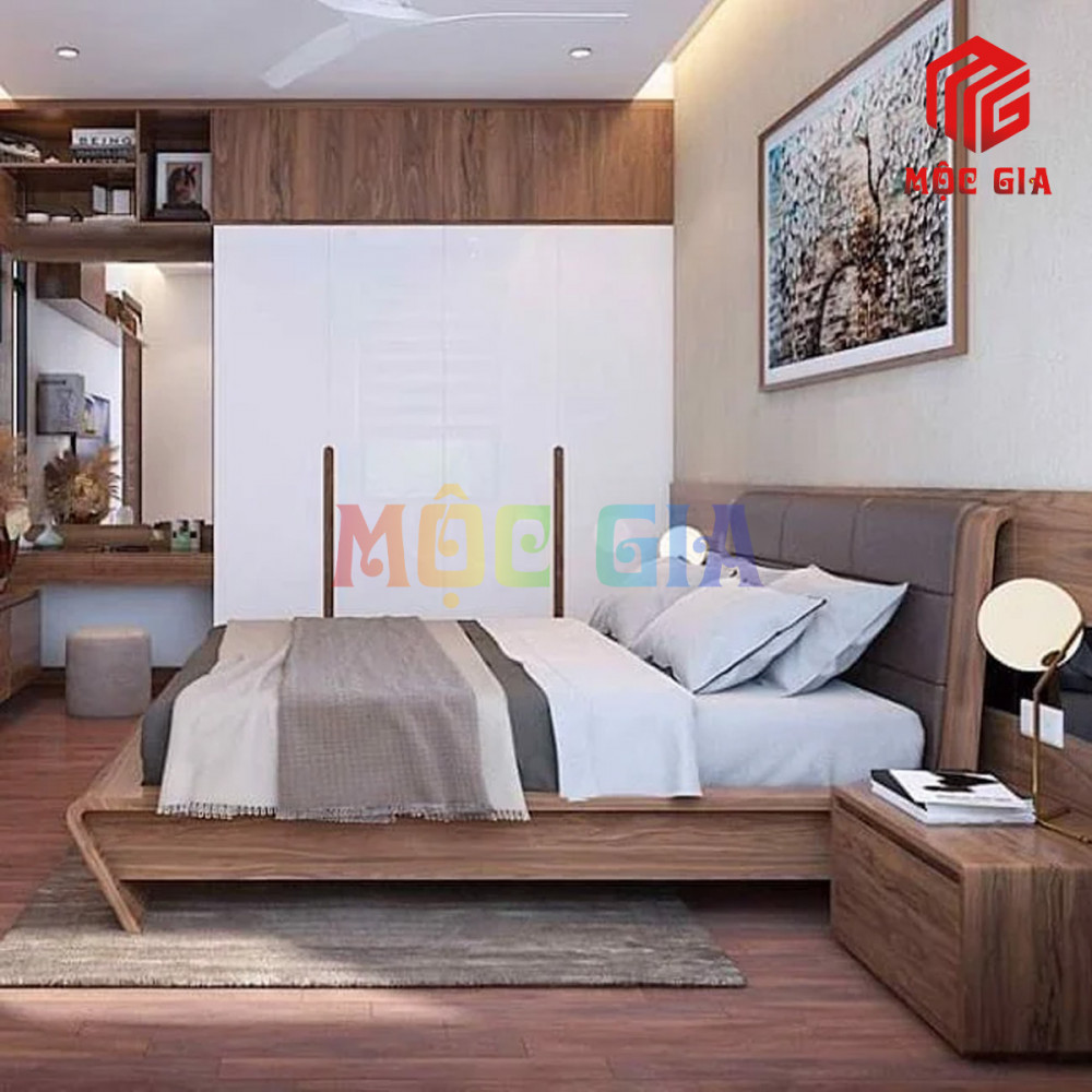 GIƯỜNG NGỦ GỖ ÓC CHÓ CAO CẤP GX-GOC011