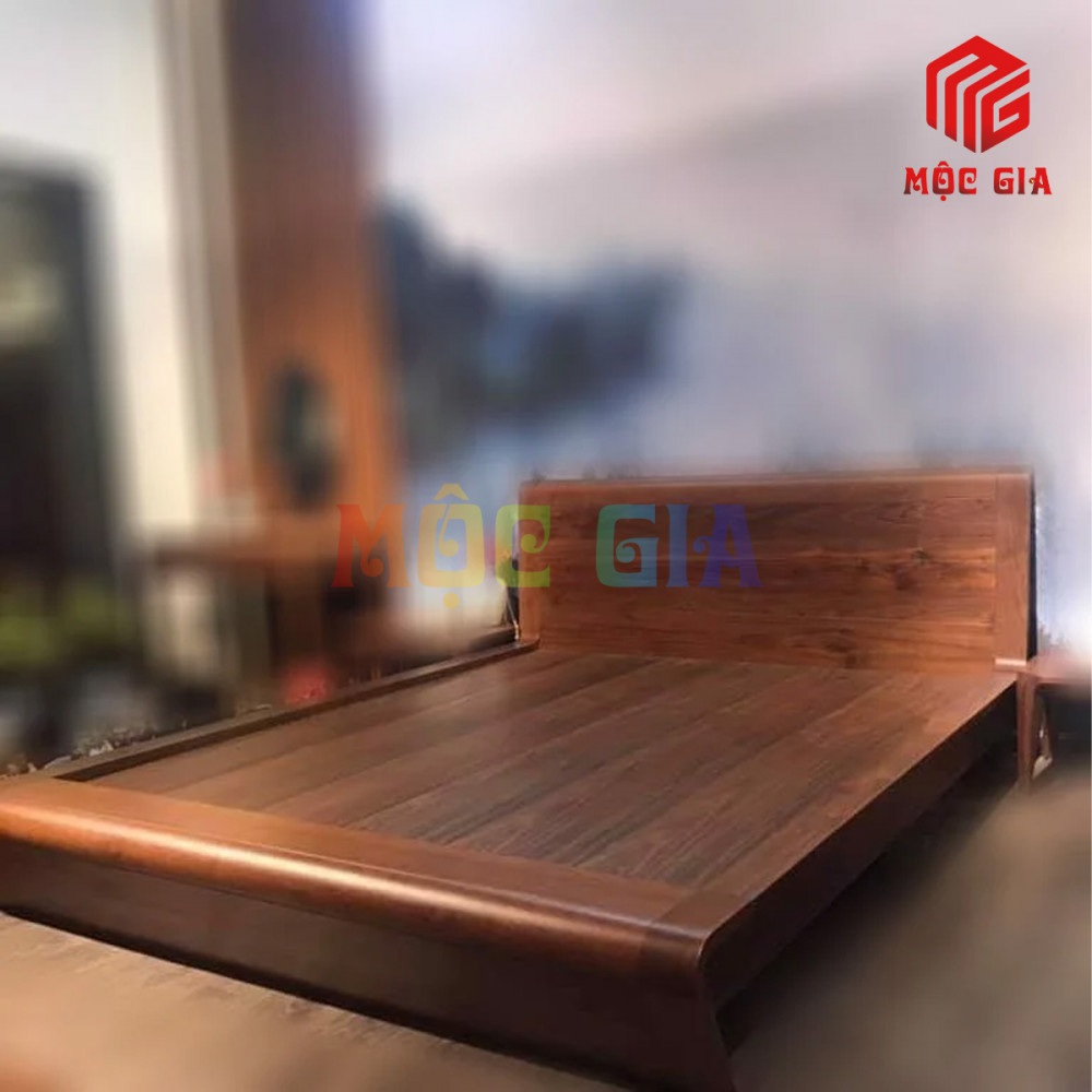 GIƯỜNG NGỦ GỖ ÓC CHÓ CAO CẤP GX-GOC013