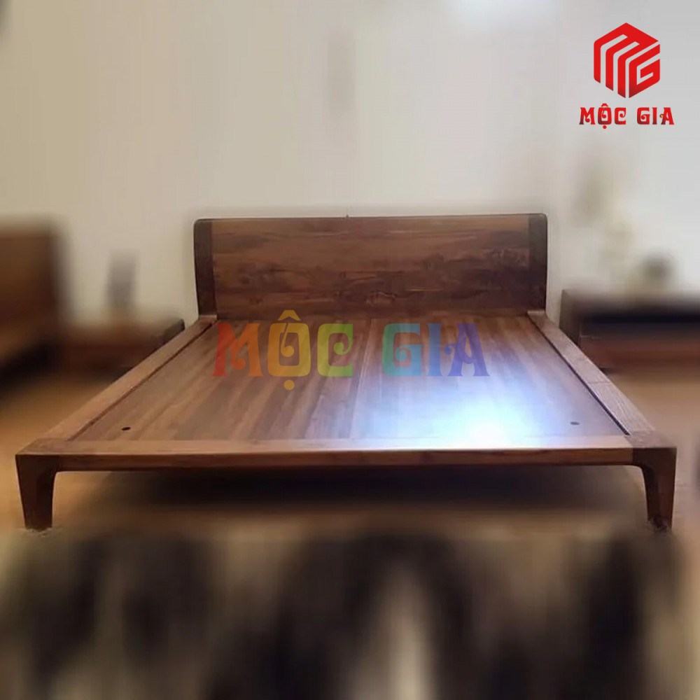 GIƯỜNG NGỦ GỖ ÓC CHÓ CAO CẤP GX-GOC017