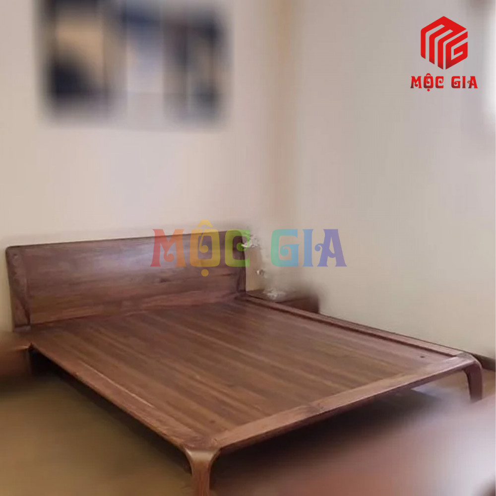 GIƯỜNG NGỦ GỖ ÓC CHÓ CAO CẤP GX-GOC018