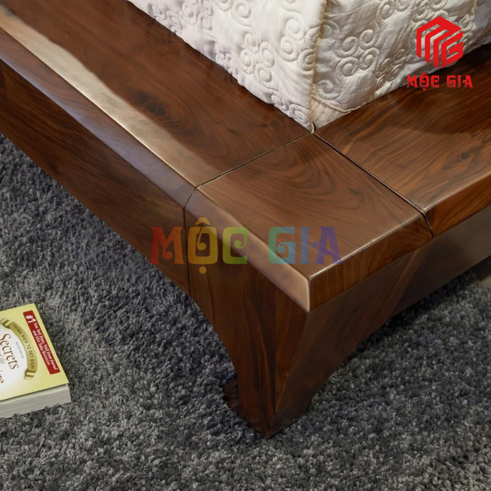 GIƯỜNG NGỦ GỖ ÓC CHÓ CAO CẤP GX-GOC022