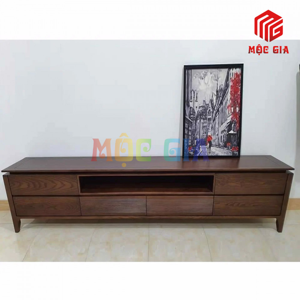 KỆ TI VI GỖ ÓC CHÓ MG-KOC 003