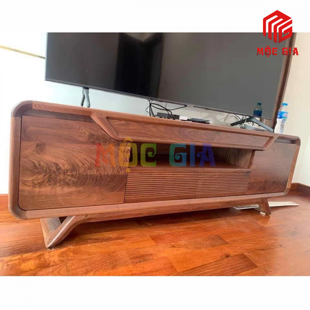 KỆ TI VI GỖ ÓC CHÓ MG-KOC 005