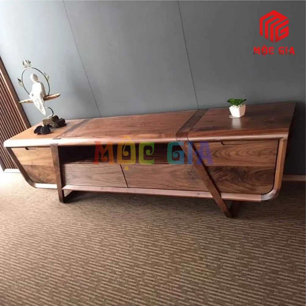 KỆ TI VI GỖ ÓC CHÓ MG-KOC 007