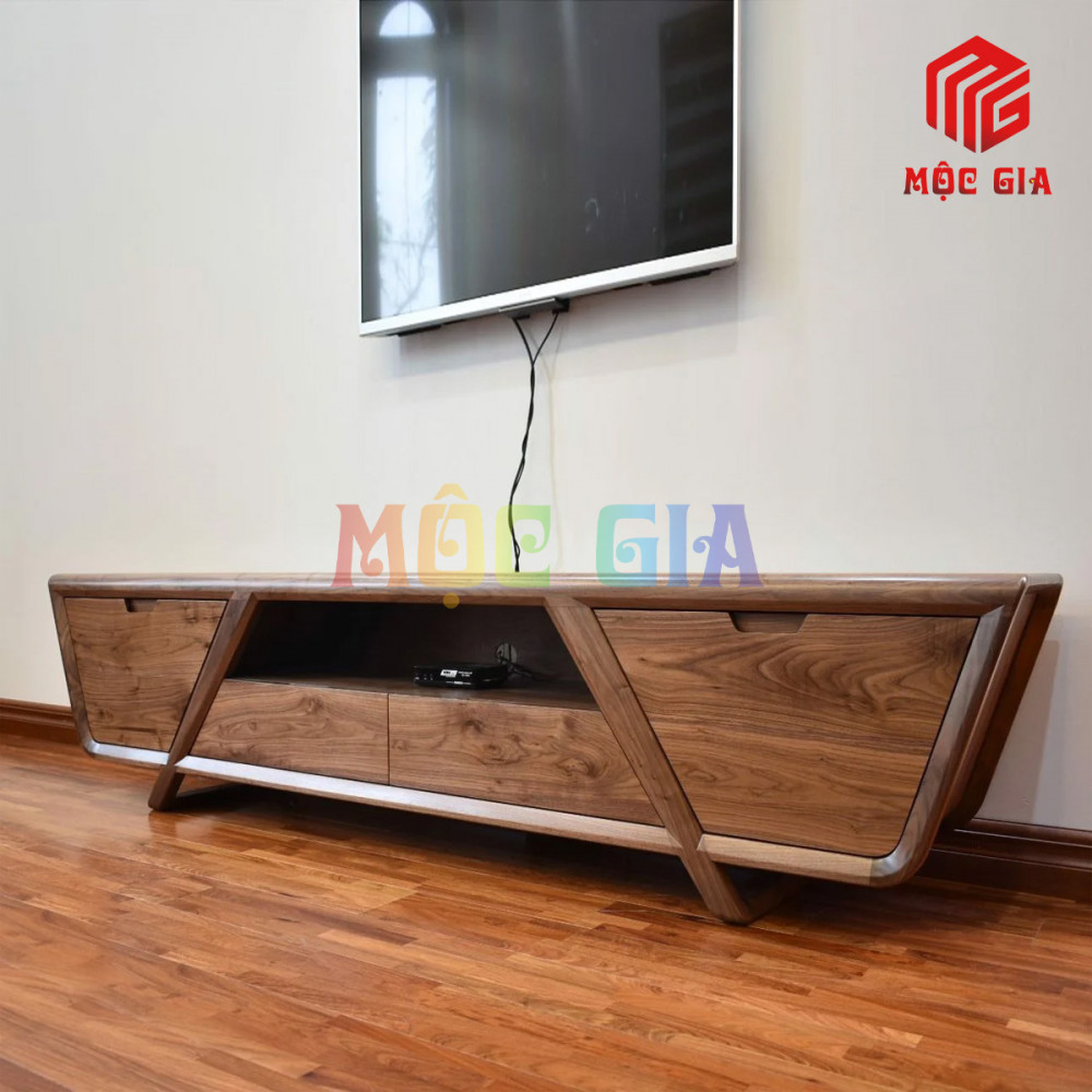 KỆ TI VI GỖ ÓC CHÓ MG-KOC 010-1