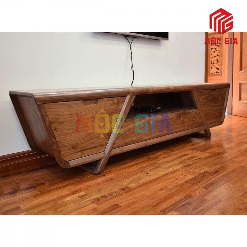 KỆ TI VI GỖ ÓC CHÓ MG-KOC 010