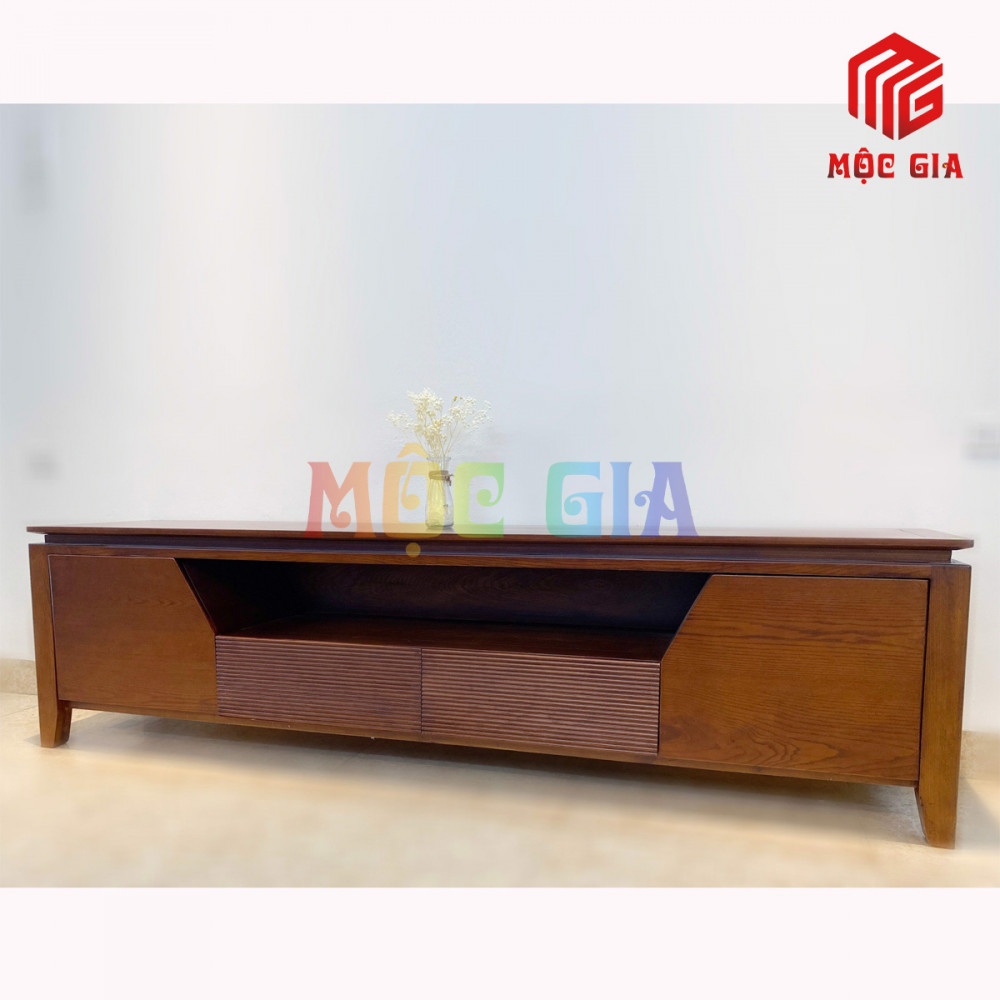 KỆ TI VI GỖ SỒI NGA MG-KTV 001-1