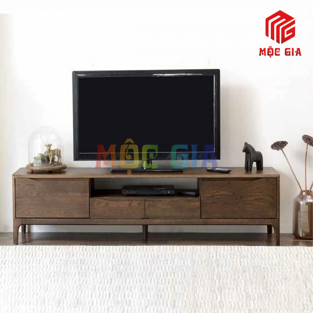KỆ TI VI GỖ SỒI NGA MG-KTV 006