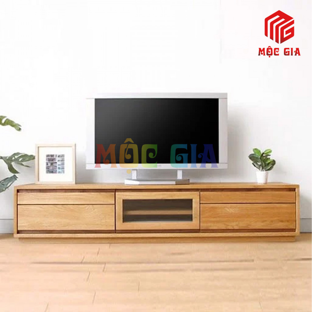 KỆ TI VI GỖ SỒI NGA MG-KTV 014