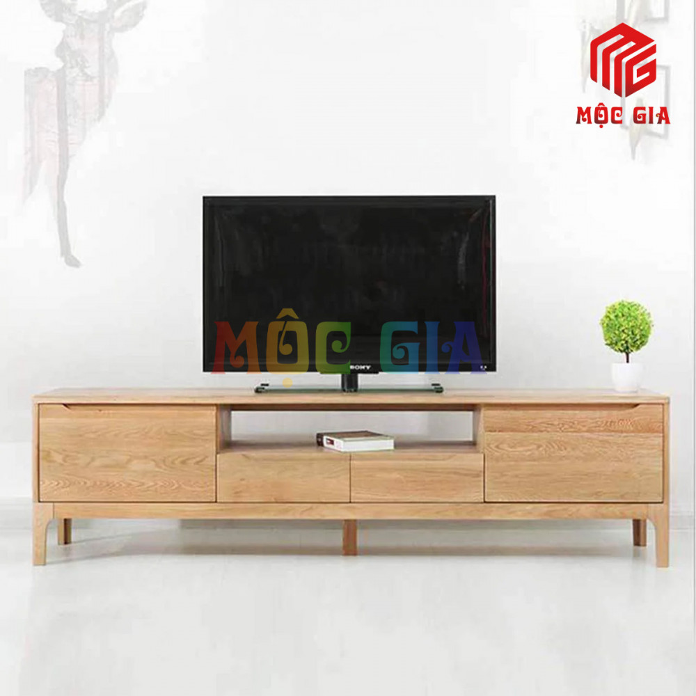 KỆ TI VI GỖ SỒI NGA MG-KTV 016
