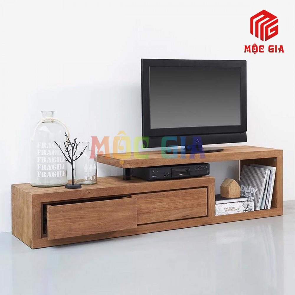 KỆ TI VI GỖ SỒI NGA MG-KTV 018