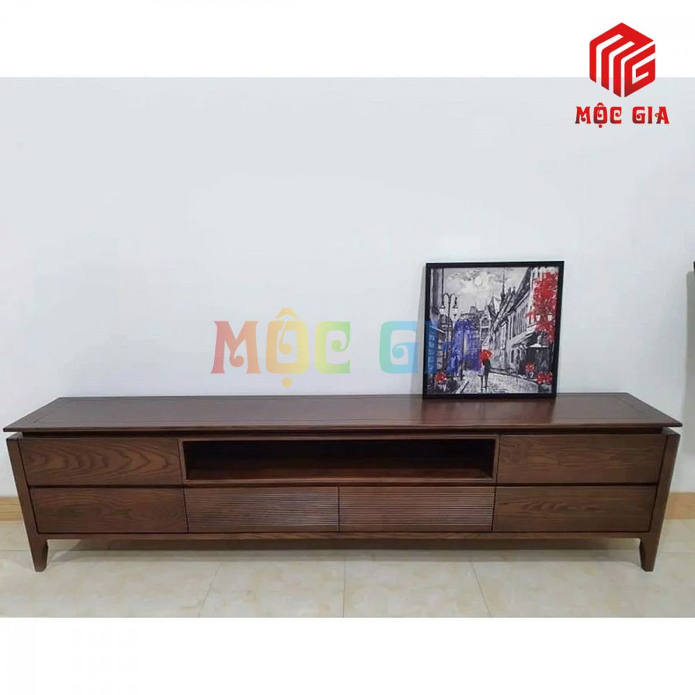 KỆ TI VI GỖ SỒI NGA MG-KTV 019