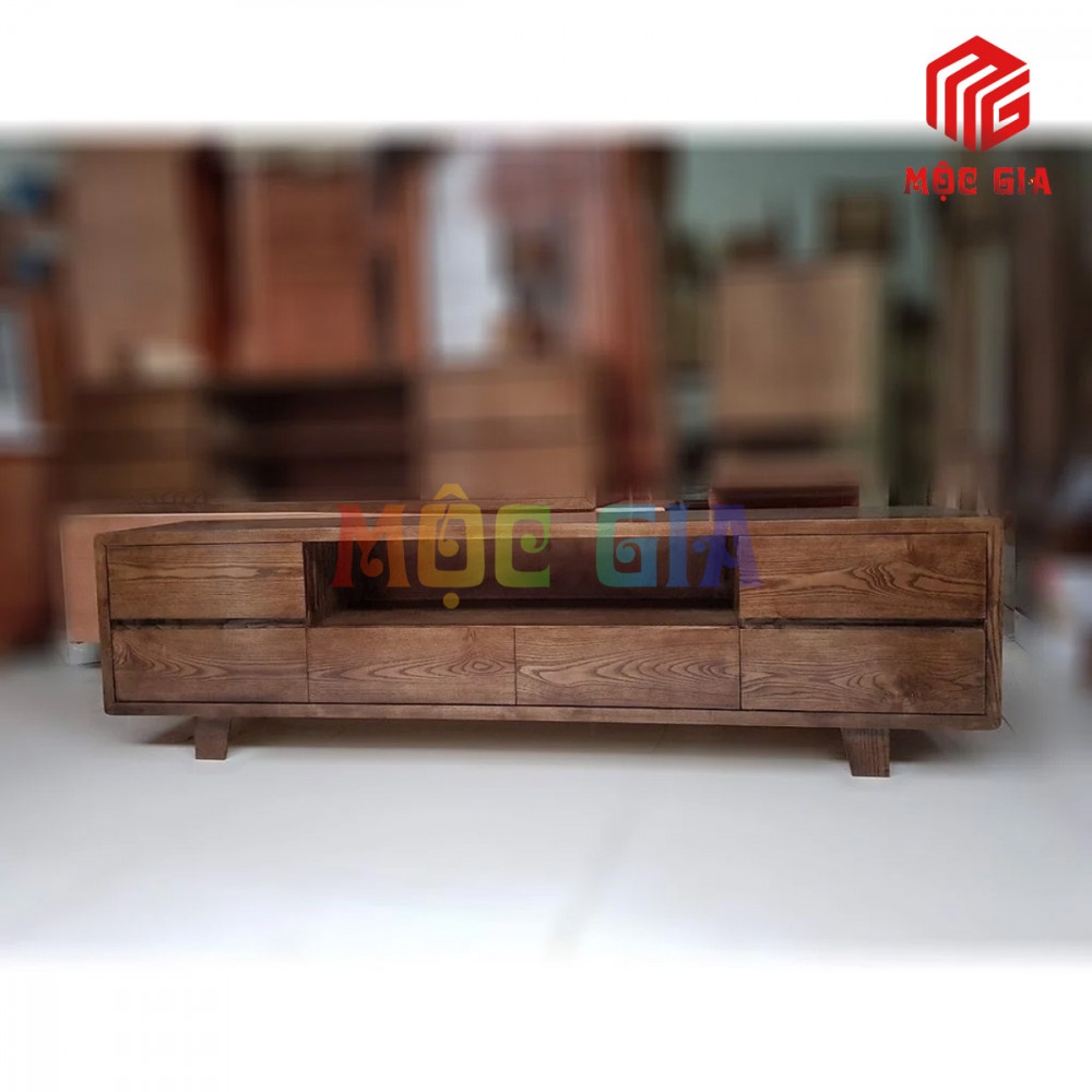 KỆ TI VI GỖ SỒI NGA MG-KTV 020