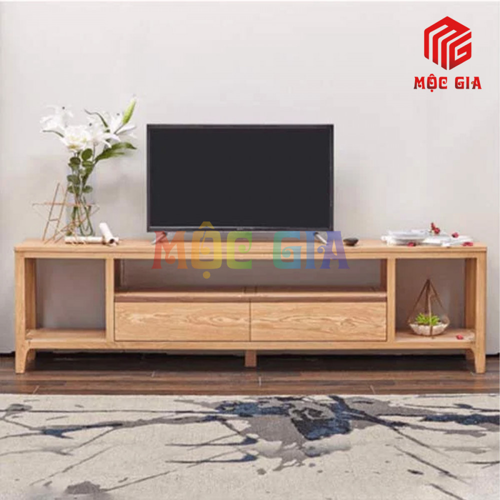KỆ TI VI GỖ SỒI NGA MG-KTV 023
