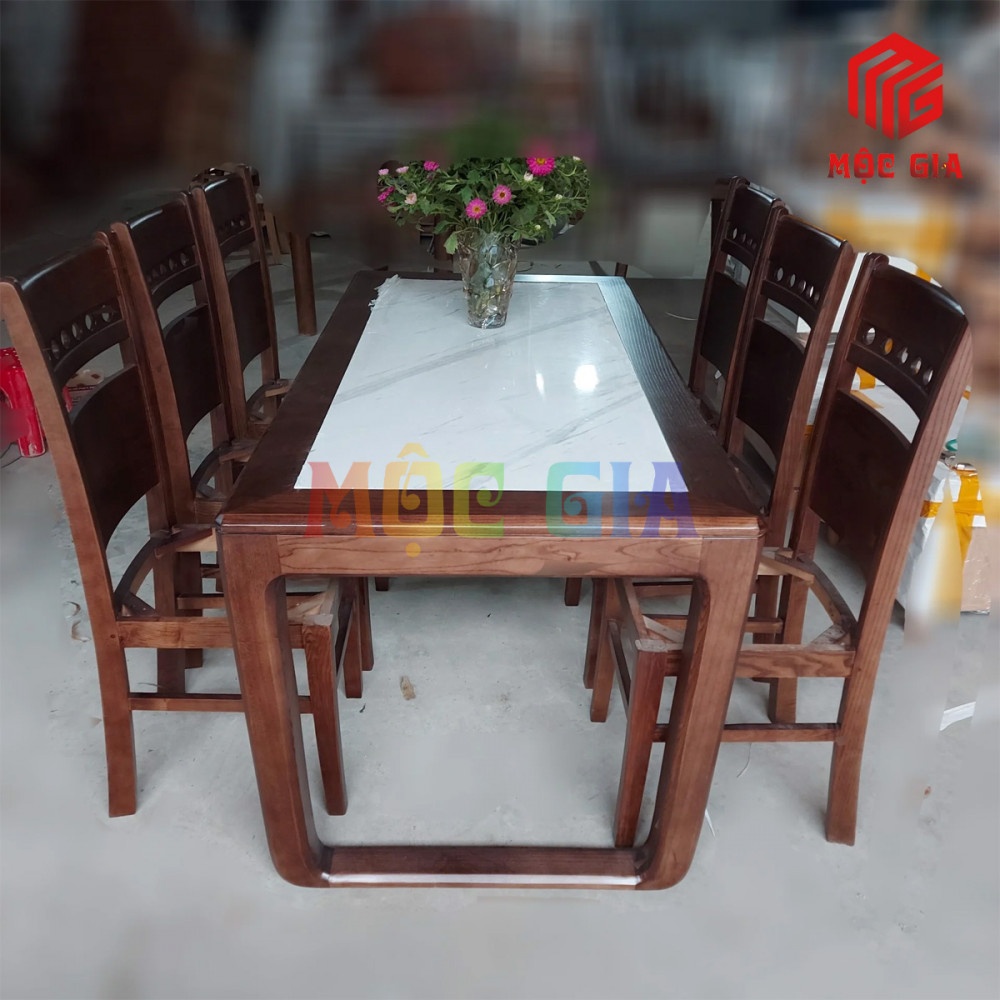 Bàn ăn gỗ tự nhiên giá rẻ MG - BAR 014