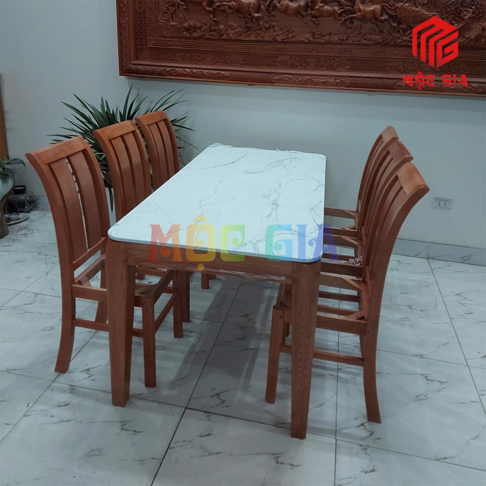 Bàn ăn gỗ tự nhiên giá rẻ MG - BAR 016