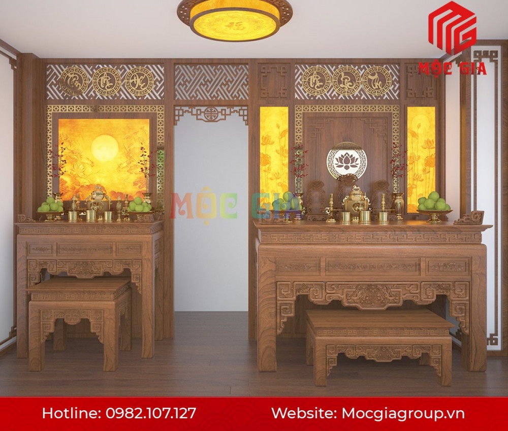 Mẫu bàn thờ đẹp mà đơn giản